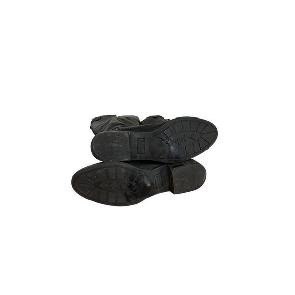 Sam Edelman Riding Black Boots Tall 7.5 Back Zip Penny - Picture 5 of 5